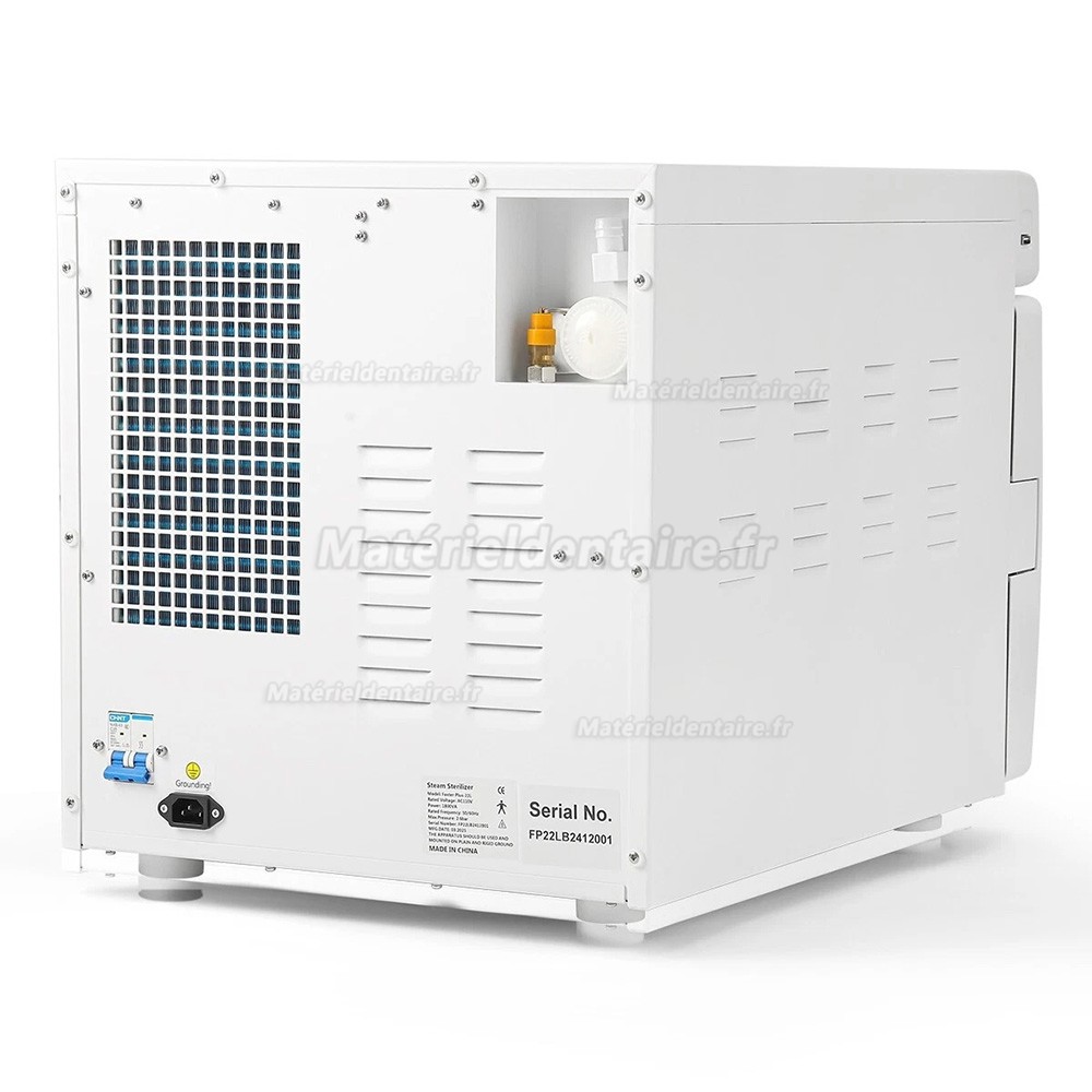 Stérilisateur à vapeur autoclave dentaire Fomos Linea 17L/22L avec imprimante intégrée, classe B